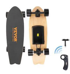 VEVOR Electric Longboard Skateboard with Control 7.5 Mile Range for Adults Kids