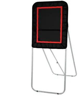 VEVOR Folding Lacrosse Rebounder for Backyard, 3x4 Ft Volleyball Bounce Back Net, Pitchback Throwback Baseball Softball Return Training Screen, Adjustable Angle Shooting Practice Training Wall, Black