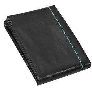 VEVOR Weed Barrier Landscape Fabric, 3*100FT Heavy Duty Garden Weed Fabric, Woven PP Weed Control Fabric, Driveway Fabric, Geotextile Fabric for Landscaping, Ground Cover, Weed Blocker Weed Mat, Black