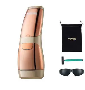 VEVOR IPL Hair Removal, Permanent Hair Removal with Sapphire Ice Cooling System, Painless At-Home Hair Removal Device for Women Men, Auto/Manual Modes, 5 Levels for Body & Face