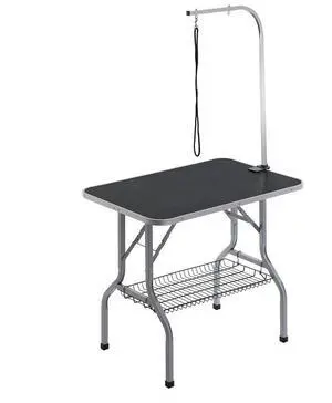 VEVOR Pet Grooming Table Arm with Clamp, 36''x24'' Dog Grooming Station, Foldable Pets Grooming Stand for Medium and Small Dogs, Free No Sit Haunch Holder with Grooming Loop, Bearing 330lbs