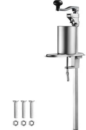 VEVOR Manual Can Opener, Commercial Table Clamp Opener for Large Cans, Heavy Duty Can Opener with Base, Adjustable Height Industrial Jar Opener For Cans Up to 15.7" Tall, for Restaurant Hotel Home Bar