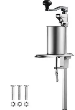VEVOR Manual Can Opener, Commercial Table Clamp Opener for Large Cans, Heavy Duty Can Opener with Base, Adjustable Height Industrial Jar Opener For Cans Up to 11.8" Tall, for Restaurant Hotel Home Bar
