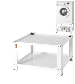 VEVOR Laundry Pedestal with Storage Shelf, 28"Lx28" Wx16" H, Washer And Dryer Base Stand Platform Universal Fit 660lbs Capacity, Heavy Duty Steel Multi-Functional Base for Washing Machine