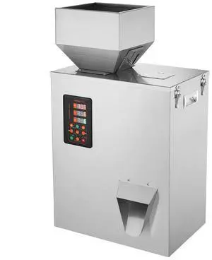 VEVOR Powder Filling Machine, 0.022-1.1lbs/10-500g, Automatic Intelligent Particle Weighing Filling Machine, Bottle Bag Powder Filler Particle Dispenser for Tea Seeds Grains Powder Flour Beans Glitter