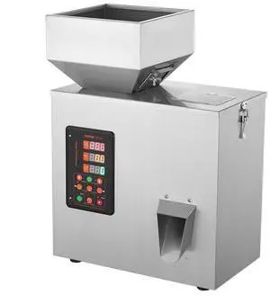 VEVOR Powder Filling Machine, 0.002-0.22lbs/1-100g, Automatic Intelligent Particle Weighing Filling Machine, Bottle Bag Powder Filler Particle Dispenser for Tea Seeds Grains Powder Flour Beans Glitter