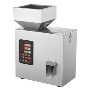 VEVOR Powder Filling Machine, 0.002-0.44lbs/1-200g, Automatic Intelligent Particle Weighing Filling Machine, Bottle Bag Powder Filler Particle Dispenser for Tea Seeds Grains Powder Flour Beans Glitter