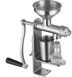 VEVOR Manual Oil Press Machine, Stainless Steel Oil Extractor Machine, Detachable Oil Presser for Effortless Cleaning, Household Oil Expeller for Pressing Peanuts, Sesame Seeds, Rapeseed, Tea Seeds