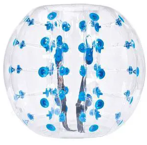 VEVOR Inflatable Bumper Ball 1-Pack, 4FT/1.2M Body Sumo Zorb Balls for Teen, 0.8mm Thick PVC Human Hamster Bubble Balls for Outdoor Team Gaming Play, Bumper Bopper Toys for Garden, Yard, Park