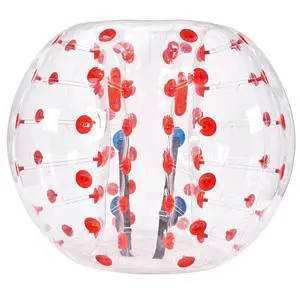 VEVOR Inflatable Bumper Ball 1-Pack, 5FT/1.5M Body Sumo Zorb Balls for Teen & Adult, 0.8mm Thick PVC Human Hamster Bubble Balls for Outdoor Team Gaming Play, Bumper Bopper Toys for Garden, Yard, Park