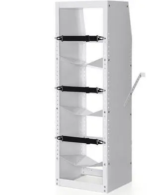 VEVOR Refrigerant Tank Rack, with 3 x 30-50lb Bottle Tanks, Cylinder Tank Rack 14.56x12.99x1.96 in, Refrigerant Cylinder Rack Gas Cylinder Racks and Holders for Freon, Gases, Oxygen, Nitrogen