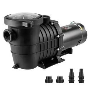 VEVOR Above Ground Pool Pump, 1.5 HP, 100 GPM Single Speed Swimming Pool Pump, 110V/240V 3450 RPM 50.9 ft Max Head Pool Pump with Filter Basket, for Above Ground Pools Hot Tubs Spas,Tested to UL Stan