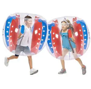 VEVOR Inflatable Bumper Balls 2-Pack 4FT/1.2M PVC Sumo Zorb Balls for Kid & Teen