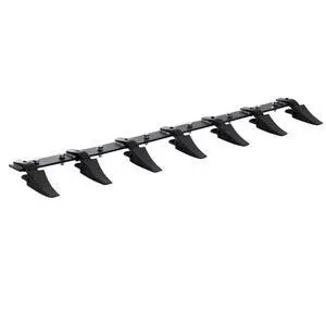 VEVOR Bucket Tooth Bar, 60'', Heavy Duty Tractor Bucket 7 Teeth Bar for Loader Tractor Skidsteer, 4560 lbs Load-Bearing Capacity Bolt On Design, for Efficient Soil Excavation and Bucket Protection