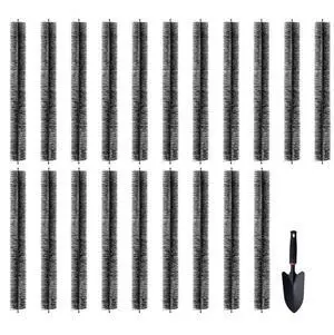 VEVOR Gutter Brush, 60 Feet Total Length 4.33 inch Diameter Gutter Cleaning Tools, Ground-Level Gutter Brush Leaf Guard for 5 Inch Gutters, Easily Clear roof Leaves and Debris, 20 Pack