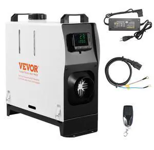 VEVOR 5-8KW Diesel Heater, Diesel Air Heater All in One with Remote Control and LCD Screen, Fast Heating Low Noise, Portable Diesel Heater for Truck Van RV Trailer Camper and Indoors