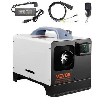 VEVOR 5-8KW Diesel Heater, Diesel Air Heater All in One with Remote Control and LCD Screen, Fast Heating Low Noise, Portable Diesel Heater for Truck Van RV Trailer Camper and Indoors