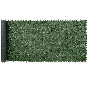 VEVOR Ivy Privacy Fence, 59 x 158in Artificial Green Wall Screen, Greenery Ivy Fence w/ Mesh Cloth Backing and Strengthened Joint, Faux Hedges Vine Leaf Decoration for Outdoor Garden, Yard, Balcony