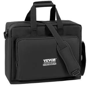 VEVOR  Padded DJ Mixer Gig Bag, 1200D Oxford Fabric, DJ Gear Carry Bag with a Storage Pocket 4.92 ft Removable Shoulder Strap 0.39 in Padding, 19.29 x 8.66 x 15.34 in Storage Case for DJ Controller
