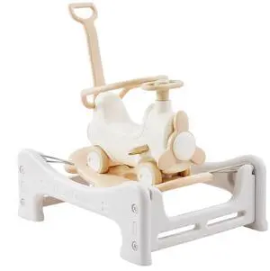 VEVOR 5 in 1 Rocking Horse for Toddlers 1-3 Years Ride on Toy with Trampoline