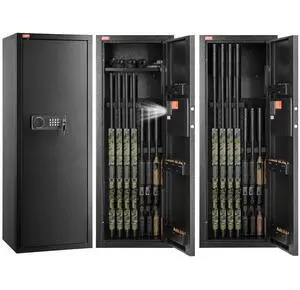 VEVOR  6-8 Rifles Gun Safe, Rifle Safe with Lock & Digital Keypad, Quick Access Tall Gun Storage Cabinet with Removable Shelf, Rifle Cabinet for Home Rifle and Shotguns