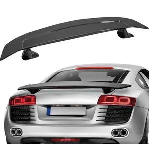 VEVOR GT Wing Car Spoiler, 46.3 inch Universal Spoiler, Compatible with most Sedans and Coupes, High Strength ABS Material, Car Rear Spoiler Wing, Racing Spoiler BGW/JDM Drift Glossy Black