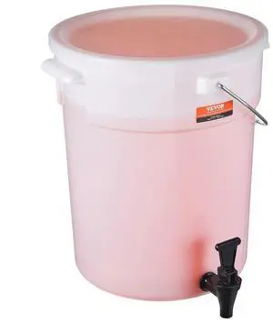 VEVOR  Beverage Dispenser, 5 Gallon Drink Dispensers for Parties, Plastic Juice Dispenser with Spigot and Lid, Iced Tea Lemonade Juice Water Dispenser, for Restaurants, Hotels, Parties