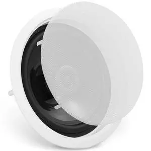 VEVOR 6.5 Inch in Ceiling Speakers, 150-Watts, Flush Mount Ceiling & in-Wall Speakers System with 8Impedance 89dB Sensitivity, for Home Kitchen Living Room Bedroom or Covered Outdoor Porches, Single