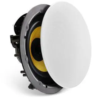 VEVOR 8 Inch in Ceiling Speakers, 200-Watts, Flush Mount Ceiling & in-Wall Speakers System with 8Impedance 89dB Sensitivity, for Home Kitchen Living Room Bedroom or Covered Outdoor Porches, Single