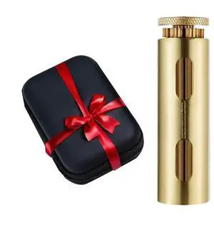 VEVOR Cigarette Rolling Machine, Solid Brass Cigarette Roller, Manual Tobacco Rolling Machine Fits Up to 70mm Paper, Vintage & Luxurious Gift for Father's Day, Birthday