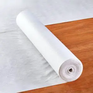 VEVOR Carpet Protection Film, 39" x 100' Floor and Surface Shield, Easy to Cut Simple Installation, Fiber Fabric Car Mat Protection Film Roll for Construction & Renovation,White