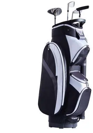 VEVOR Golf Cart Bag with 14 Way Organizer Divider Top, 36 Multiple Pockets Premium Nylon Cart Bag, Durable Golf Bags with Handles & Dust Cover & Detachable Straps for Men & Women, Black Color-Block