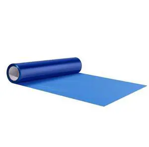 VEVOR Carpet Protection Film, 24" x 200' Floor and Surface Shield with Self Adhesive Backing & Easy Installation, Polyethylene Adhesive Car Mat Protector Roll for Construction Renovation, Blue