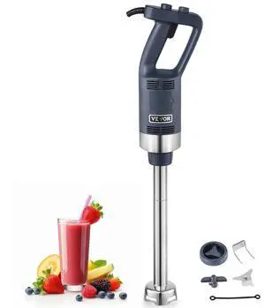 VEVOR  Commercial Immersion Blender 500W Heavy Duty Hand Mixer for Soup Sauces