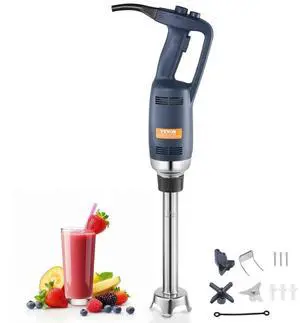 VEVOR  Commercial Immersion Blender 350W Heavy Duty Hand Mixer for Soup Sauces