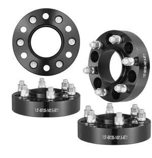 VEVOR 1.5" 6"x5.3" Wheel Spacers Wheel Adapters 6 Lug Forged Spacer 4 PCS Black