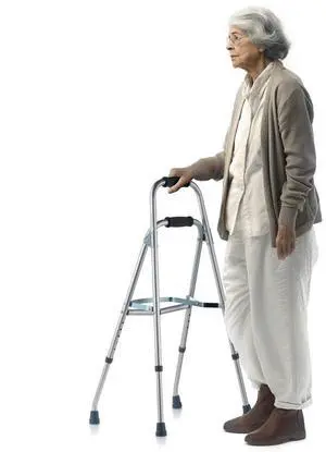 VEVOR Folding Hemi Walker One Arm Mobility Walker for Senior & Adjustable Height
