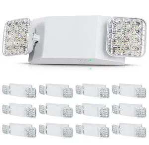 VEVOR 12 PCs Commercial Emergency Light LED Exit Lighting Fixture Backup Battery