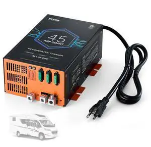 VEVOR RV Converter 45 Amp 110V AC to 12V DC RV Power Converter Battery Charger