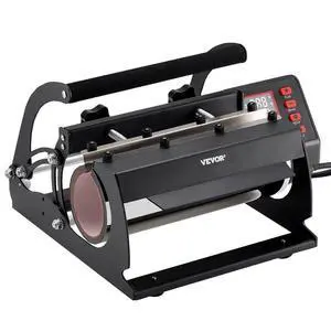 VEVOR Tumbler Heat Press Machine 11-30oz Mug Press Sublimation Tumblers Black