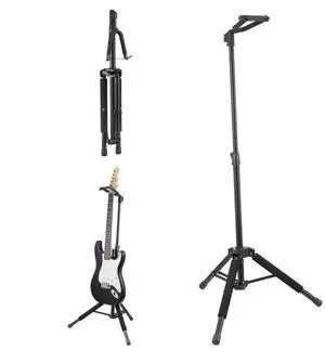 VEVOR Tripod Guitar Stand Floor-Standing Foldable 35.4-47.2 in Adjustable Height