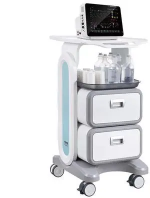 VEVOR  3 Tiers Lab Carts Mobile Medical Cart with 2 Drawers & 1 Top Tray White, Trolley Storage Cart with ABS Material, Lab Rolling Cart with 4 Silent Wheels for Lab, Clinic, Hospital, Salon, Office