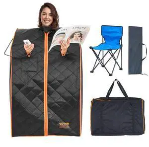 VEVOR  Sauna Tent Far Infrared 1050W Personal Home Spa Loss Weight Detox Therapy
