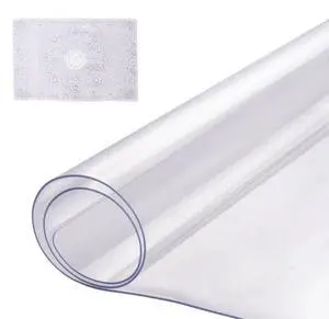 VEVOR PVC Table Protector 14x24 Inch Clear Plastic Desk Protector 1.5mm Thick