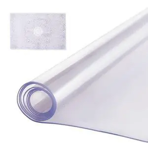 VEVOR PVC Table Protector 42x72 Inch Clear Plastic Desk Protector 2.0mm Thick