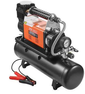 VEVOR Heavy Duty Air Compressor & 6L Tank 6.35CFM Portable Tire Inflator 150PSI