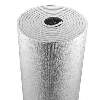 VEVOR Double Reflective Insulation Roll Foam Core Radiant Barrier 300 in x 48 in x 19/32 inch