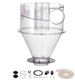 VEVOR Cyclone Dust Separator Vacuum Cleaner Separator 4" for 5-10 Gal Tank
