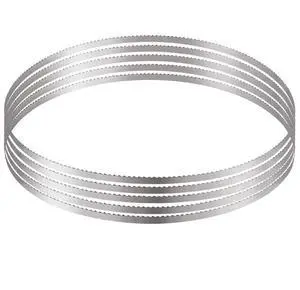 VEVOR Band Saw Blade for Cutting Meat Bone 51.2"x0.63"x0.02" Carbon Steel 5 PCS