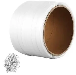 VEVOR Packaging Woven Strapping Roll 3/4" x 0.03" x 330' Banding Strap 1763 lbs